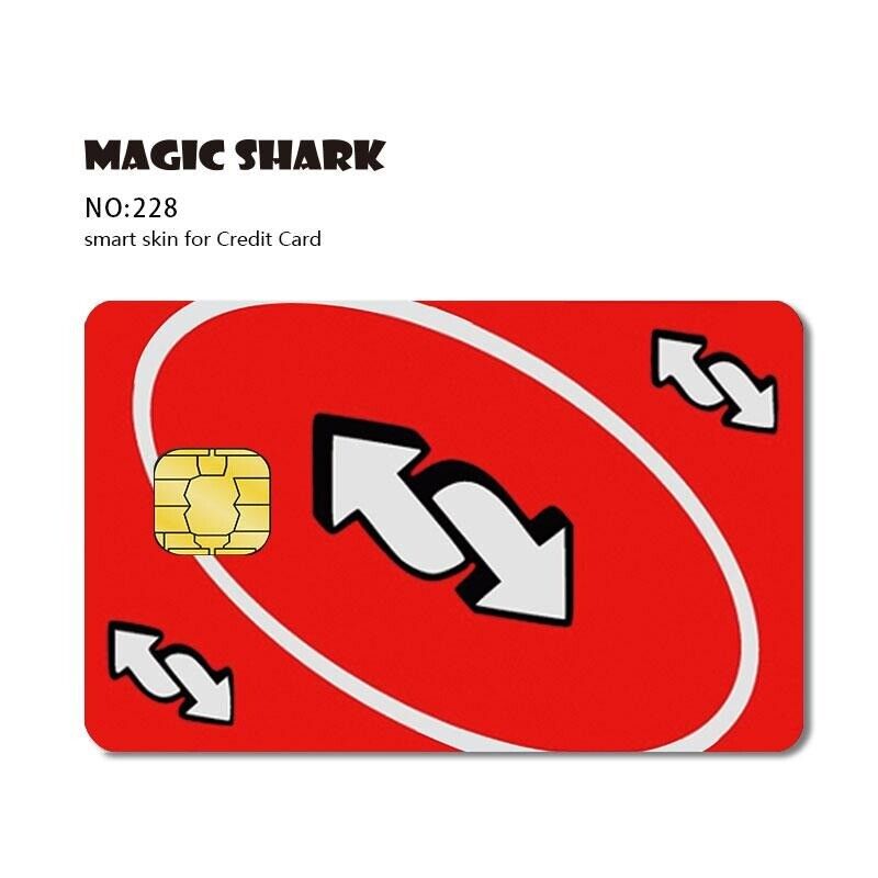  STiCKiEMART Uno Reverse Red Skin cover for DEBIT