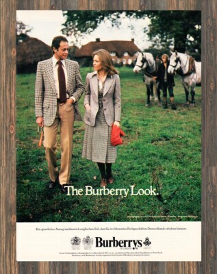 Burberry - Burberrys of London - Reklame Werbeanzeige Original-Werbung 1977 (1)