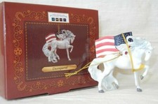 Unconquered ORNAMENT 3" Tall 2017 Trail of Painted Ponies Christmas Noel Patriot