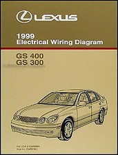 1999 Lexus GS 300 400 Wiring Diagram Manual NEW GS300 GS400 Original Electrical