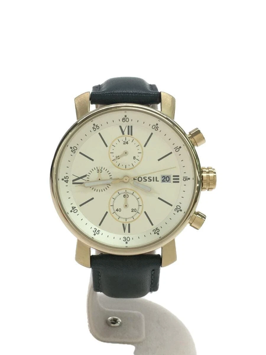 Fossil Rhett Chronograph BQ2497 Quartz Leather Stainless Men s