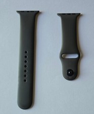 OEM COCOA Apple Watch Sport Band BLACK PIN 42mm LARGE M/L MNJA2AM/A in Bulk Pkg