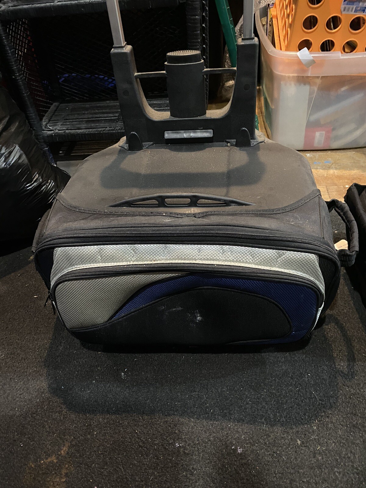 Ebonite 4Ball Bowling Bag Grand Tour Edition IV Stackable Navy/Silver