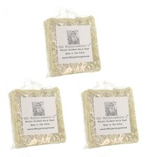 (3) OLD WHIPPERSNAPPER’S OLD FASHIONED OATMEAL SOAP USA MADE 4.1 - 4.5 OZ EA