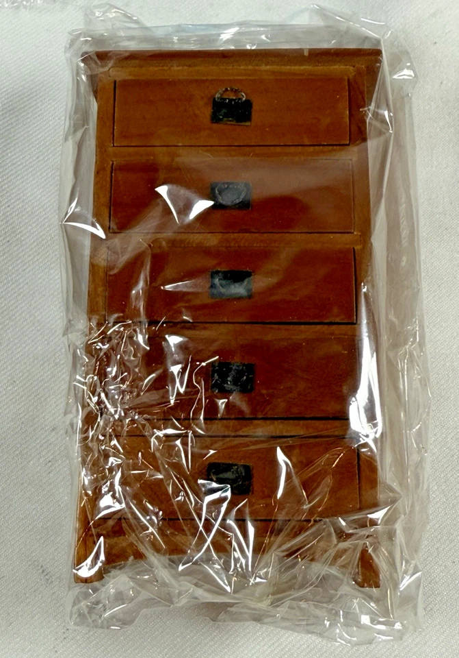 Town Square Miniatures Casa de Muñecas Pequeña Necan 5 Cajones T7192, 1:12 NUEVO Foto 2 de 4