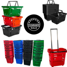 Plastic Shopping Basket with handles Plastic Shopping Basket - 22L,28L, 31L