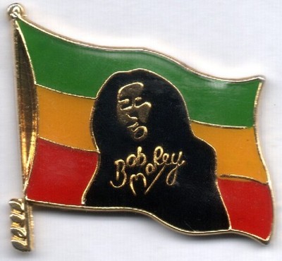  Pin Bob Marley & the Wailers Rastafari Jamaica Tour 1978 Pins Rock Rarität  