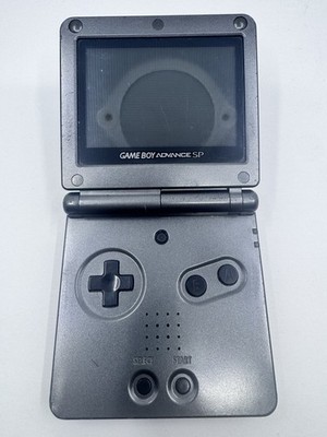 Nintendo Game Boy Advance SP System Graphite [w/ Charger] Good Condition