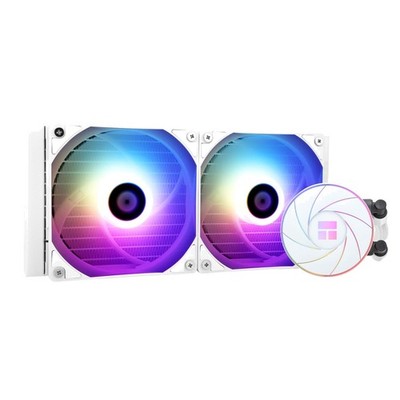 Wasserkühler CPU ARGB 240 Weiß für AMD Intel Lüfter PWM Lamellen