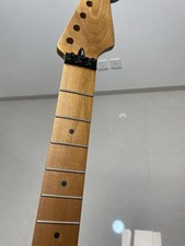 DIY New Floyd nut Stainless 22frets Roasted Flame Maple electric guitar neck
