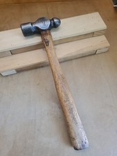 PLUMB Ball Peen Hammer 16oz. Vintage Machinist Blacksmith Metalworking Tool