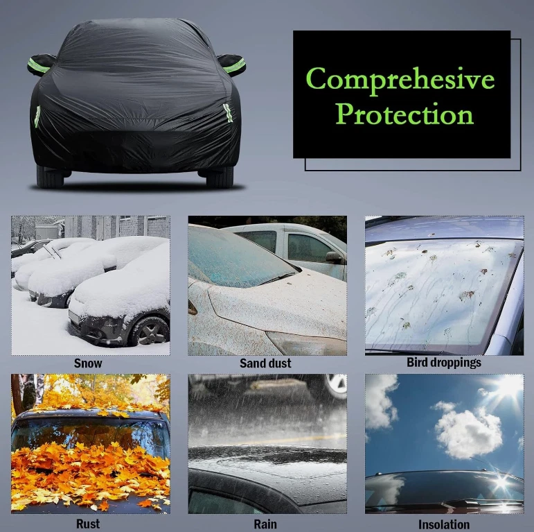 Car Cover Outdoor Waterproof UV Rain All weather Protection For Honda Element - Image 2 of 4