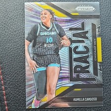 Panini 2025 Prizm WNBA Fractal RARE Insert Kamilla Cardoso Chicago Sky #10