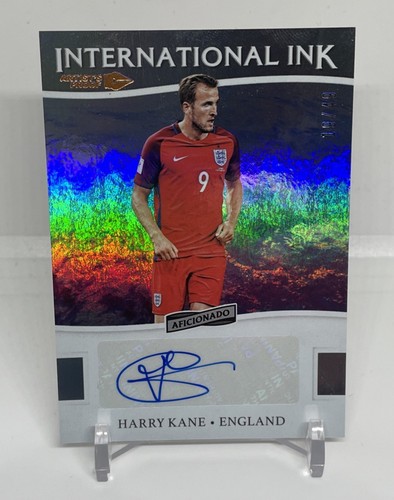 2016-17 PANINI AFICIONADO SOCCER HARRY KANE AUTO INTERNATIONAL INK / 49