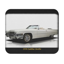 Iconic 1970 Cadillac Deville Convertible Mousepad - Classic Car Enthusiast Gift