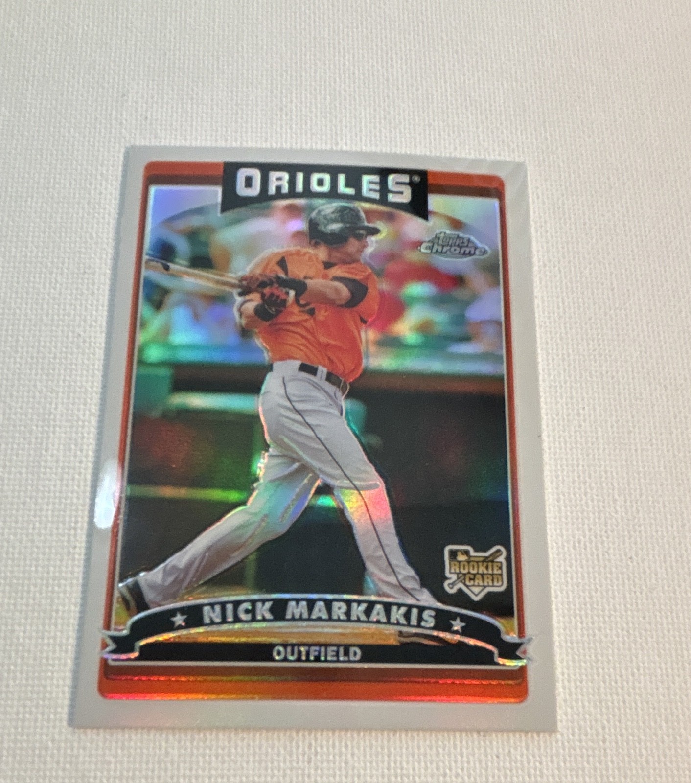 2006 Topps Chrome - Nick Markakis #313 Refractor (RC)