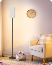 64.6" Modern Floor Lamp with Foot Switch - Minimalist Black Beige, ETL Listed