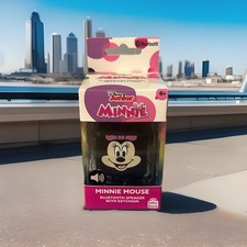 Disney Jr. Minnie Mouse Bitty Boomers Box Bluetooth Mini-Speaker with Keychain