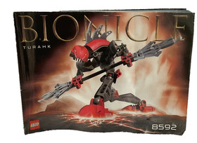 2003 Lego Bionicle Rahkshi Turahk 8592 Complete Figure Set w/Kraata