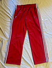Adidas Chicago Bulls Sweatpants Mens XL Red N...