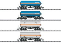 Minitrix 15538 N Kesselwagen (4 Er Set) Ep. V Db