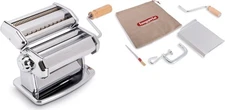 Imperia Pasta Maker Machine, Heavy Duty Steel Construction, Chrome