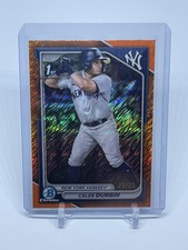 2024 Bowman Chrome Caleb Durbin Orange Shimmer Refractor 25/25