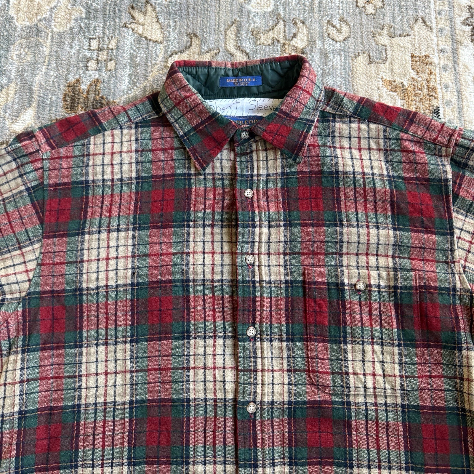 Vintage 90’s Pendleton Button Wool Long Sleeve Pl… - image 7