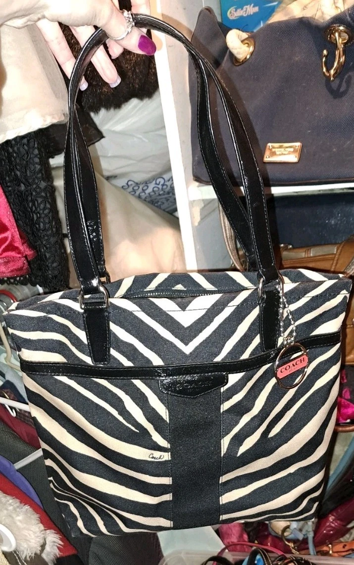 Coach Zebra Bags & Handbags for Women for sale - eBay