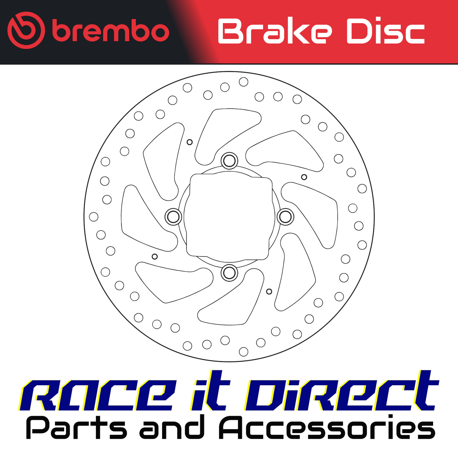 disk of brembo brake series oro round fixed for motorcycle spare parts - Image 16