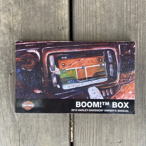 2015 Harley Davidson Tri-Glide Boom! Tm Box Navigation Audio Owner Manual