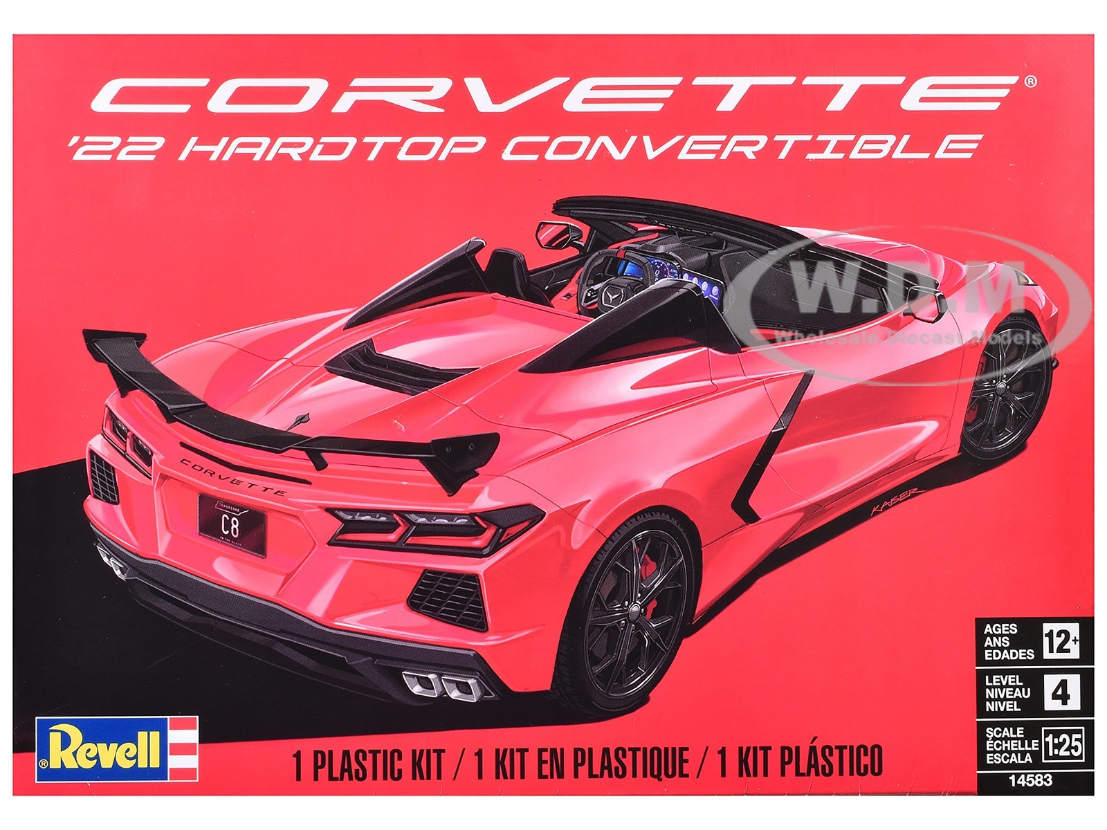 CHEVROLET CORVETTE CONVERTIBLE 2022 125 REVELL 14583 8090₽