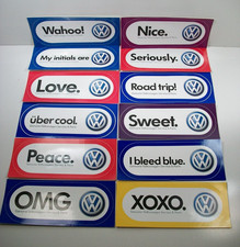 Genuine Volkswagen Vw Dealership Promo Sticker 2008-2010 - You Choose Your Own Genuine Volkswagen Vw Dealership Promo Sticker 2008-2010 - You Choose Your Own