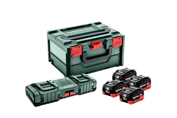 Metabo Basis-Set 4X Lihd 10Ah +Asc 145 Duo +Mb, 685143000-image