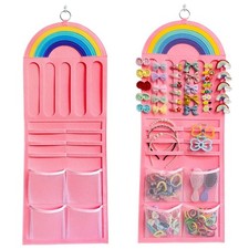 Girls Headband Holder Wall Hanging Hair Bow Organizer Display for Kid Room Decor