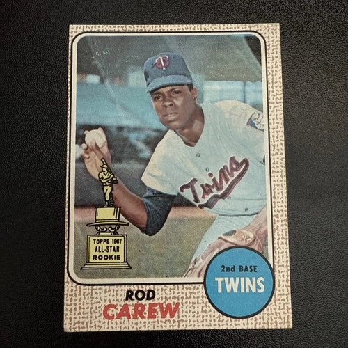 1968 ROD CAREW Topps Set Break-Baseball Card#80 Minnesota Twins -