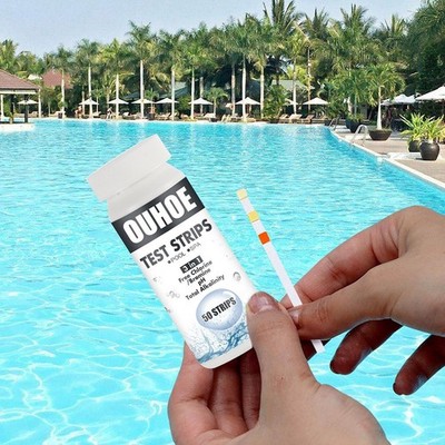 Essential 3 in 1 PH Testerpapier für Pool und Spa 50er Pack Tauchstreifen
