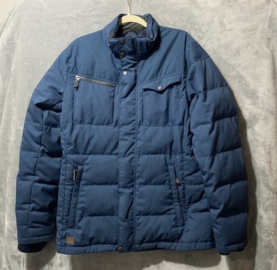 Outdoor Research Whitefish Down Jacket Men s Large Blue Insulated Parka Winter