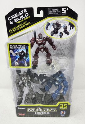 M.A.R.S. Heros Create & Build Your Own Figure 35 Pieces Cybotronix