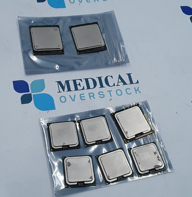 Lot of 8 Intel Xeon CPU Processors