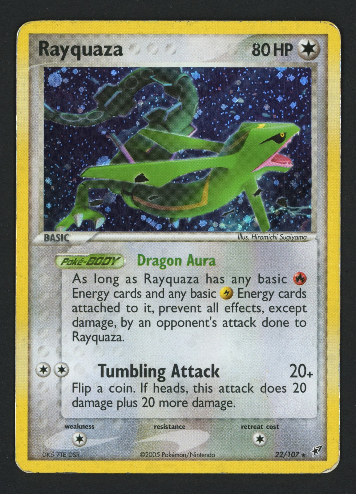 Rayquaza 22/107 Deck Exclusives Holo Rare Pokemon TCG