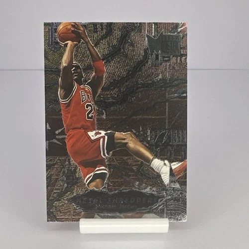 Fleer 1996-97 Metal Shredders Michael Jordan #241 Chicago Bulls Basketball Card
