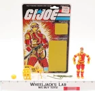 Blowtorch V1 Complete 32 Cardback 1984 G.I. Joe Hasbro Vintage Action Figure