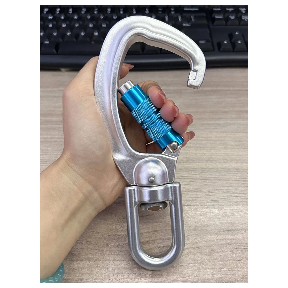 Swivel Carabiner Clip 360° Rotatable Carabiner Big Auto Locking Carabiner5034