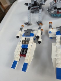 LEGO Star Wars Microfighters Ship Lot No Minifigures U-Wing Millennium Falcon