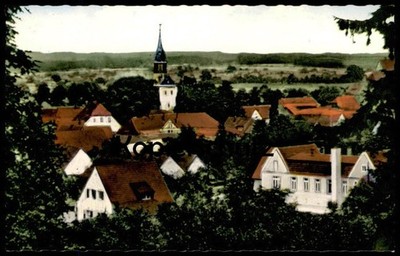 OLDER POSTCARD BAD ESSEN BEI OSNABRÜCK VIEW FROM RICKMERS HEIGHT PANORAMA cpa