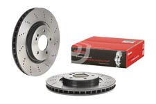 2x Bremsscheibe innenbel&uuml;ftet 09.D763.11 BREMBO f&uuml;r MERCEDES-BENZ G-CLASS