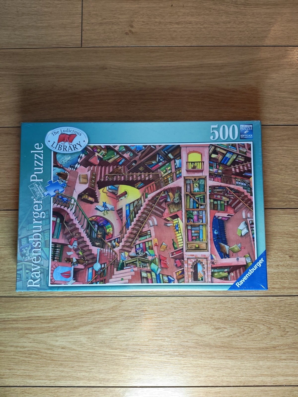 Ravensburger Colin Thompson Puzzle - The Ludicrous Library 500 Pieces  Brand New