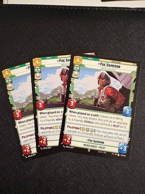 Star Wars Unlimited- Poe Dameron One Hell of a Pilot (3x) - JTL