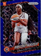 2025 Panini Prizm WNBA #79 Aneesah Morrow Blue Velocity Prizms